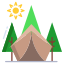 Camping icon