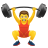 Man Lifting Weights icon