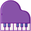Pianoforte a coda icon