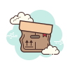 cloud style 중고 제품 icon