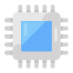 Smartphone CPU icon