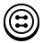badges style sewing button icon