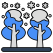 externe-Forêt-Chutes de neige-météo-vecteurslab-contour-couleur-vecteurslab icon