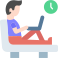 work from home icon