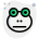 neutral frog face emoji with flat mouth expression icon