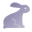 liquid glass color style 토끼 icon