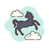 cloud style lloyds bank icon