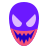 color glass style venom head icon