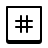 badges style hash icon