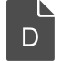 d file icon
