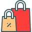 shopping bags icon