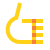 water color style thumbs up icon