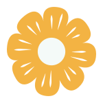 Flower bud icon