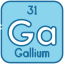 tableau-périodique-externe-de-Gallium-bearicons-blue-bearicons icon