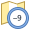 office s style timezone  9 icon