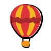 Heißluftballon icon