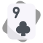 26 nine of clubs icon