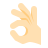 ok-hand-skin-type-1 icon