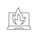 computer problem icon