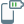 Mobile phone battery level at medium state layout icon