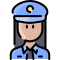 mujer policía icon