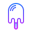 gradient style 녹는 아이스크림 icon