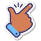 stickers style hand icon