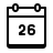 Calendar 26 icon