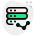 Server network connected to multiple nodes isolated on a white background icon