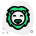 King of the jungle, lion face pictorial representation emoji icon