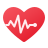 Heart with Pulse icon