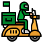 delivery man icon