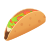 Taco-Emoji icon