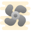 cute clipart style 팬 속도 icon