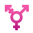 トランスジェンダーのシンボル絵文字 icon