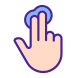 Double Finger Touch icon