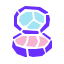 pieces style face powder icon