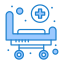 외부-의료-들것-건강-및-의료-플랫아트-아이콘-선형-색상-플랫아트-1 icon