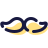 pulsar color style english mustache icon