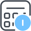 pastel color style calculate money icon