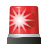 emoji style polizeiauto licht icon