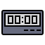 digital alarm clock icon