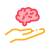 Brain on Hand icon