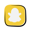 Snapchat带圈徽标 icon