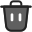 trash bin icon