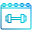 fitness schedule icon