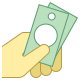 Dinheiro na mão icon