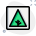 Forrst logo with triangular shape with tree icon