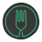 doodle style uber eats icon