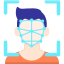 얼굴 인식 스캔 icon